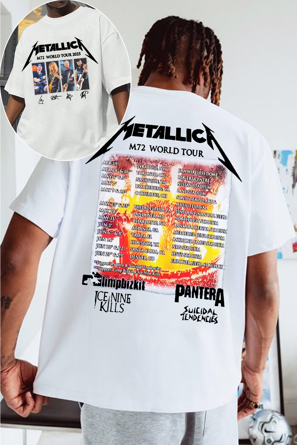 metallica rockband  TEE