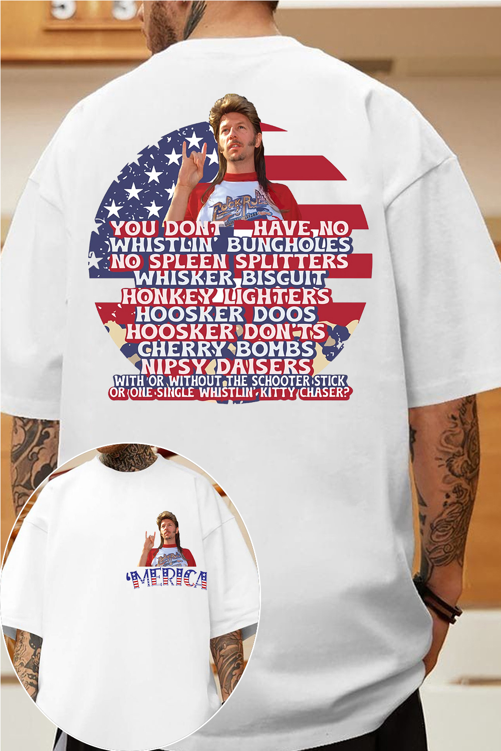 4th of July 2-sided T-shirt