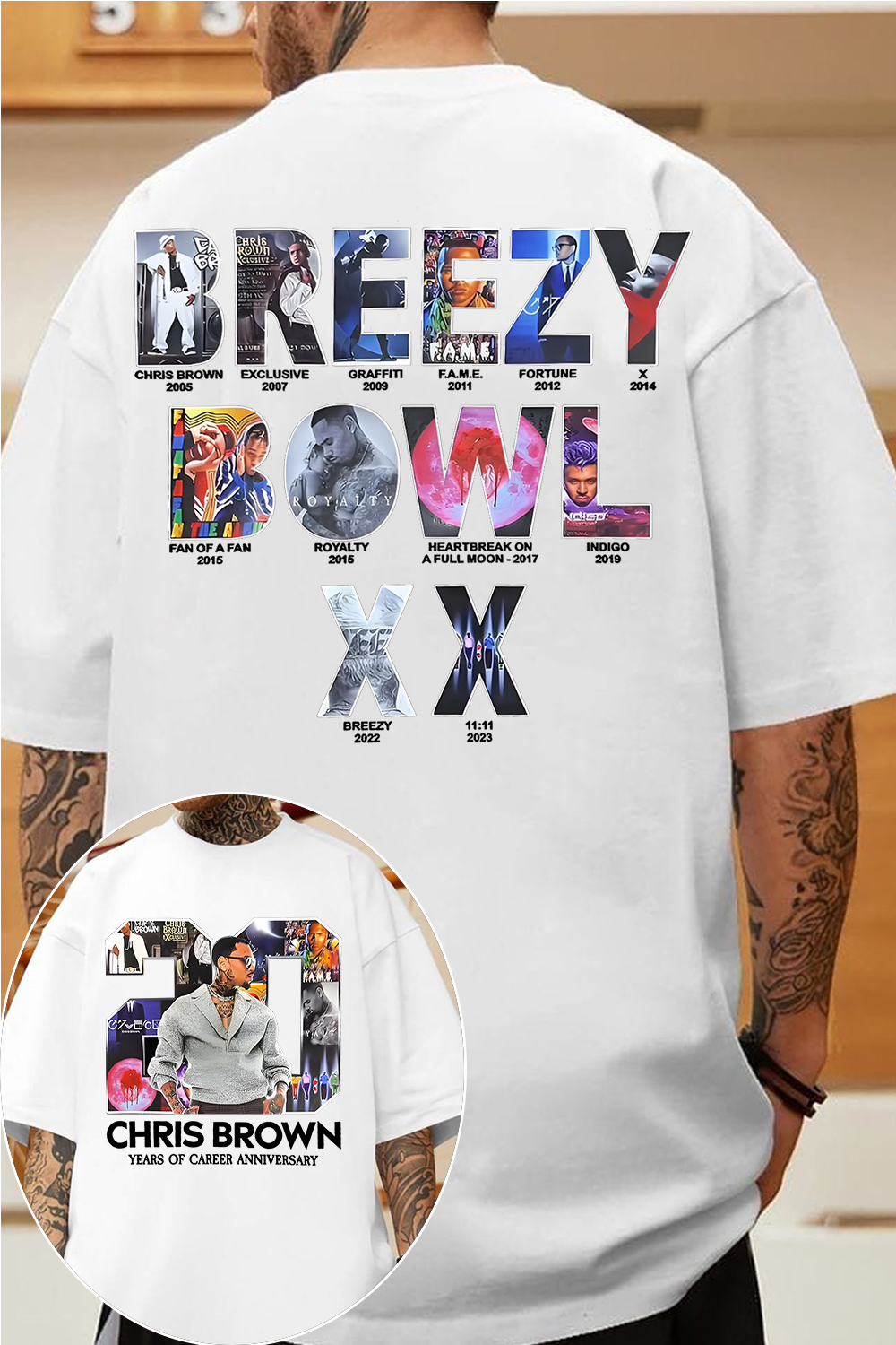 cb 2-side printed Tee
