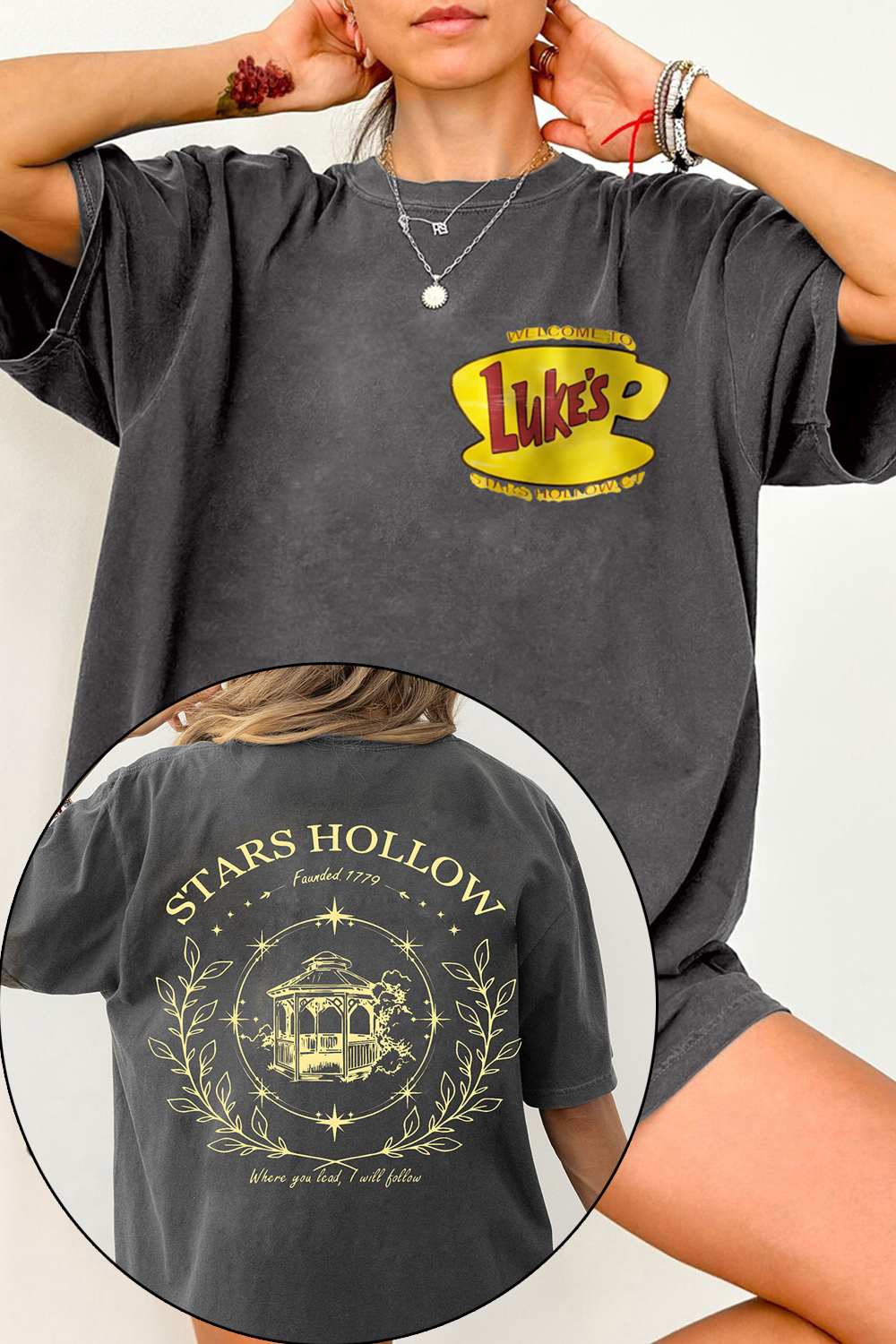 Stars Hollow Where You Lead I Will Follow Tee For Women
