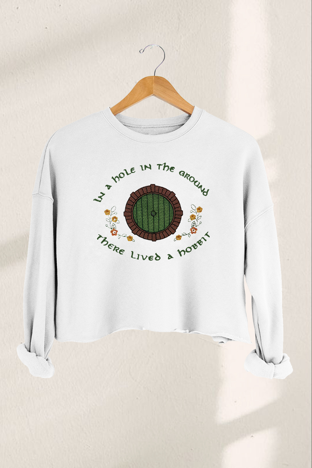 Cozy Middle-Earth Vibes Cropped Sweatshirts