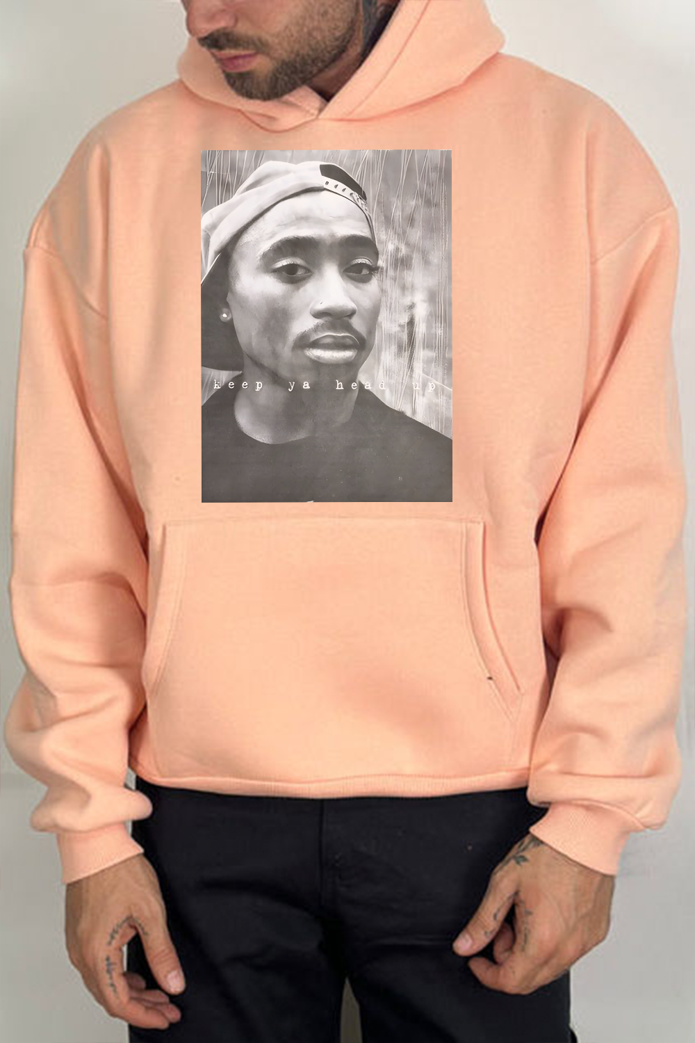 2Pac 90s Rappers Graphic hoodie For Men
