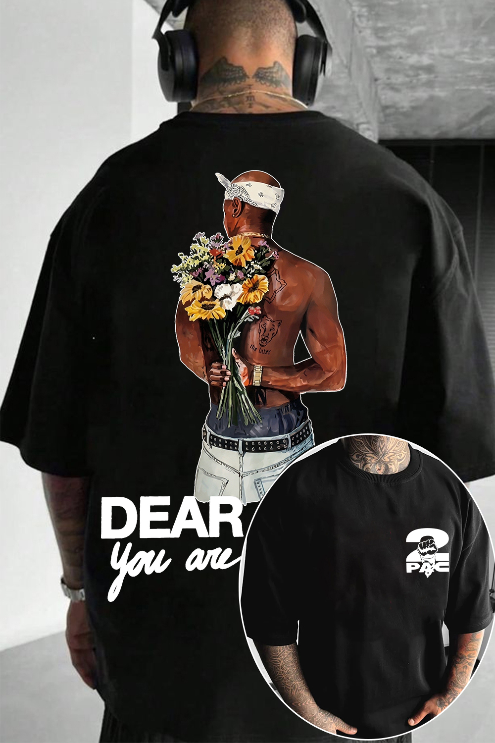 2pac Two-Sided Tee