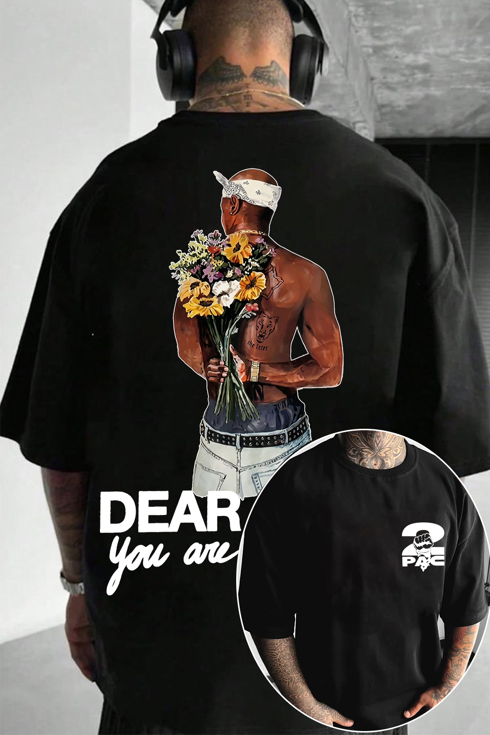 2pac Two-Sided Tee