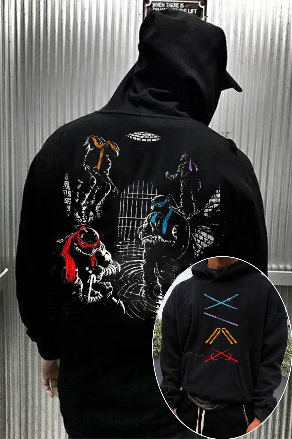 Teenage Mutant Ninja Turtles Print Hoodie