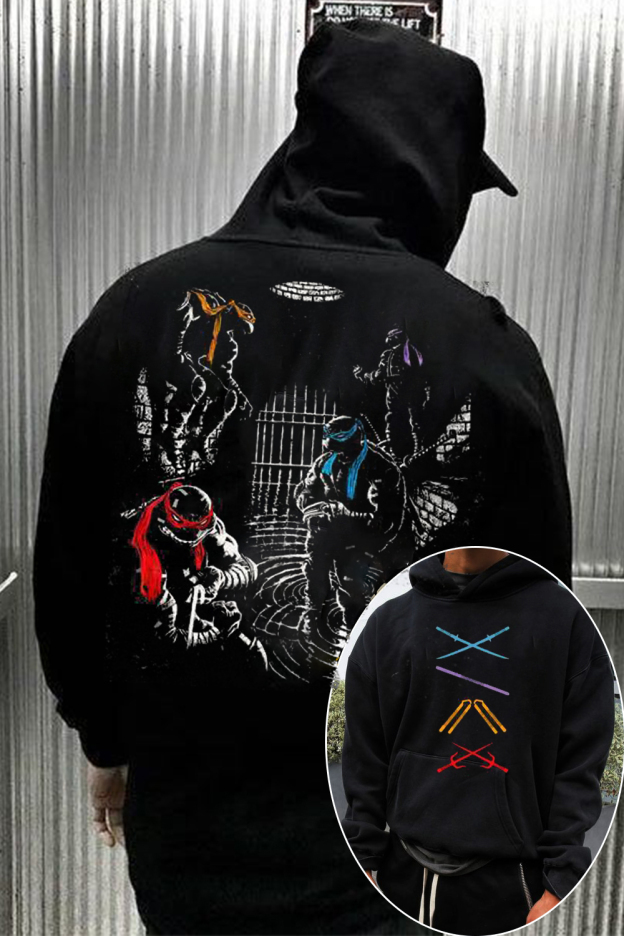 Teenage Mutant Ninja Turtles Print Hoodie
