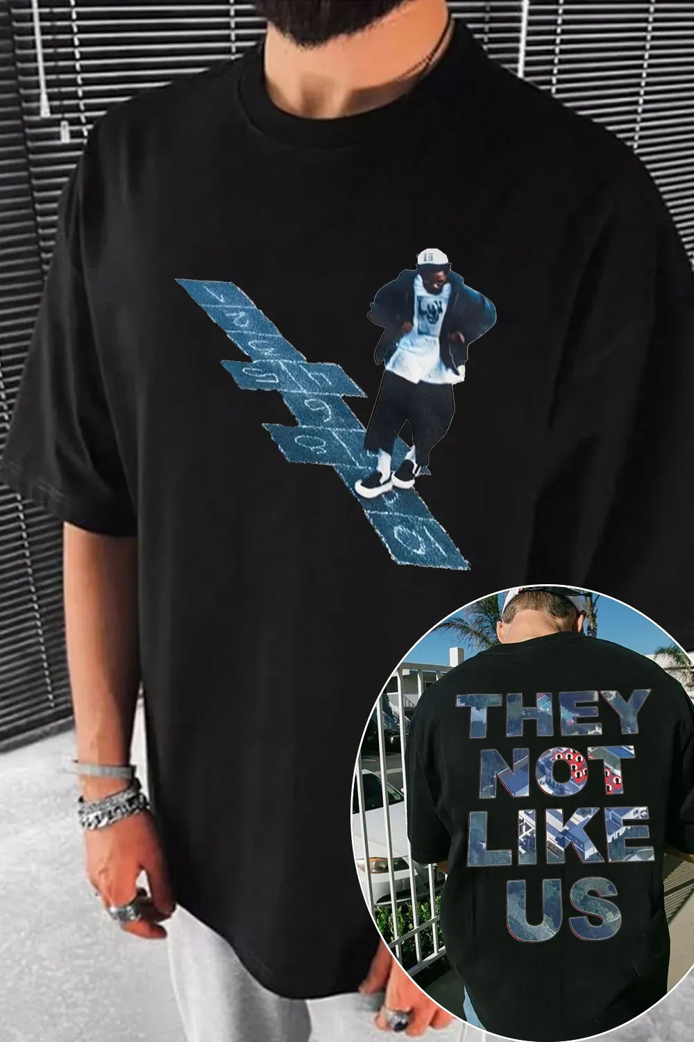 XXXTentacion double-sided printed men's short-sleeved T-shirt