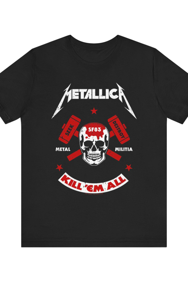 Metallic Kill Em All Vintage T-Shirt