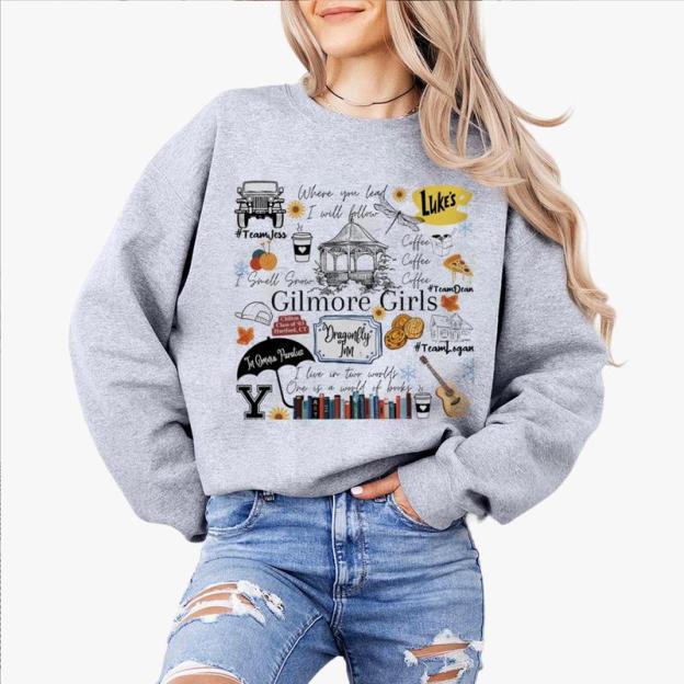 Gilmore Girls Tv Show Merch Fleece Sweatshirt For Women