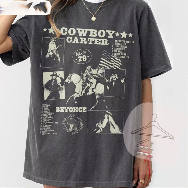 Beyonce Cowboy Carter Album Vintage Version 4 T-Shirt