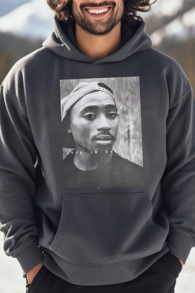 2Pac 90s Rappers Graphic hoodie For Men