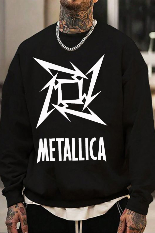 Metallica logo men sweatshirt
