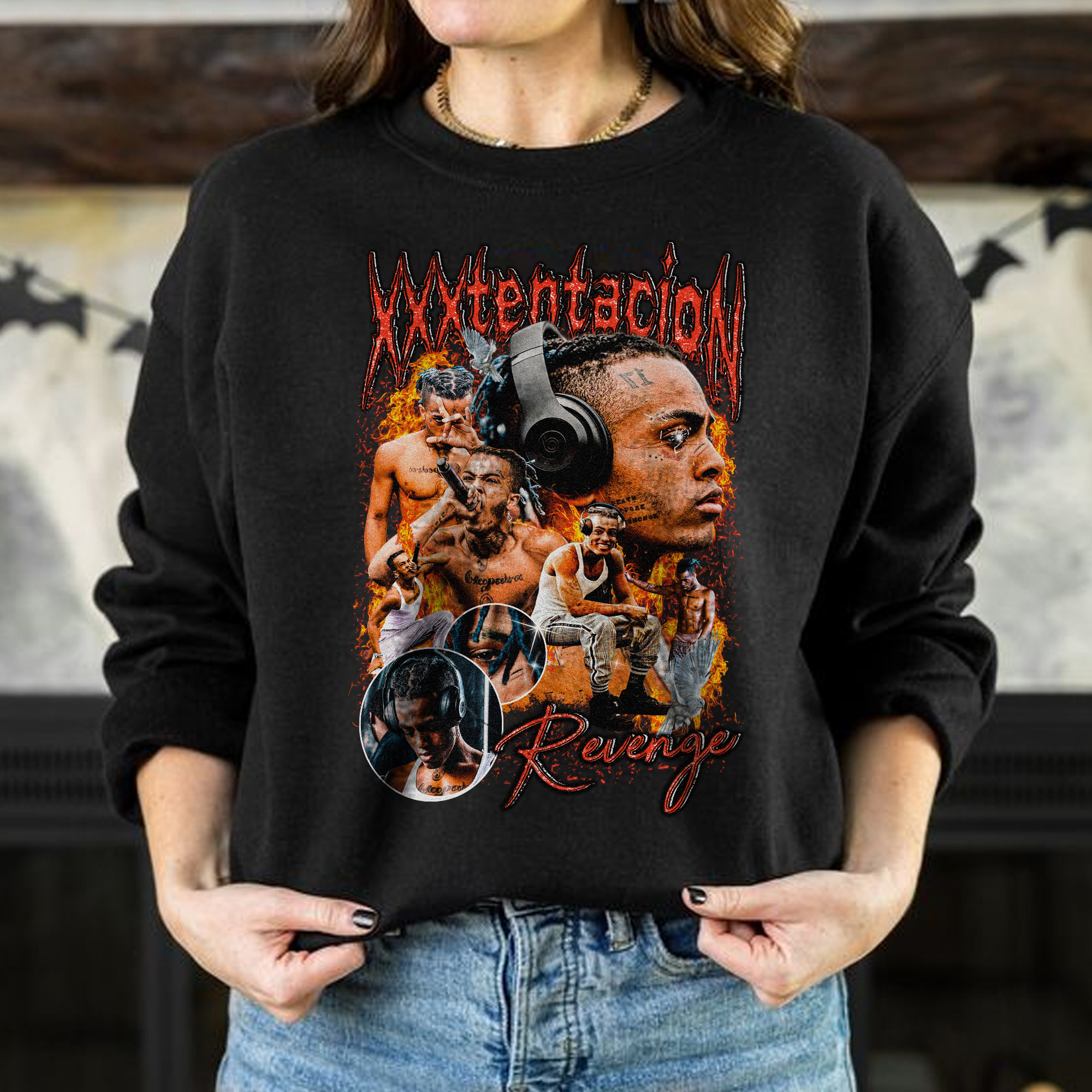 XXX TENTACION Revenge Song Version 2 – Women sweatshirt