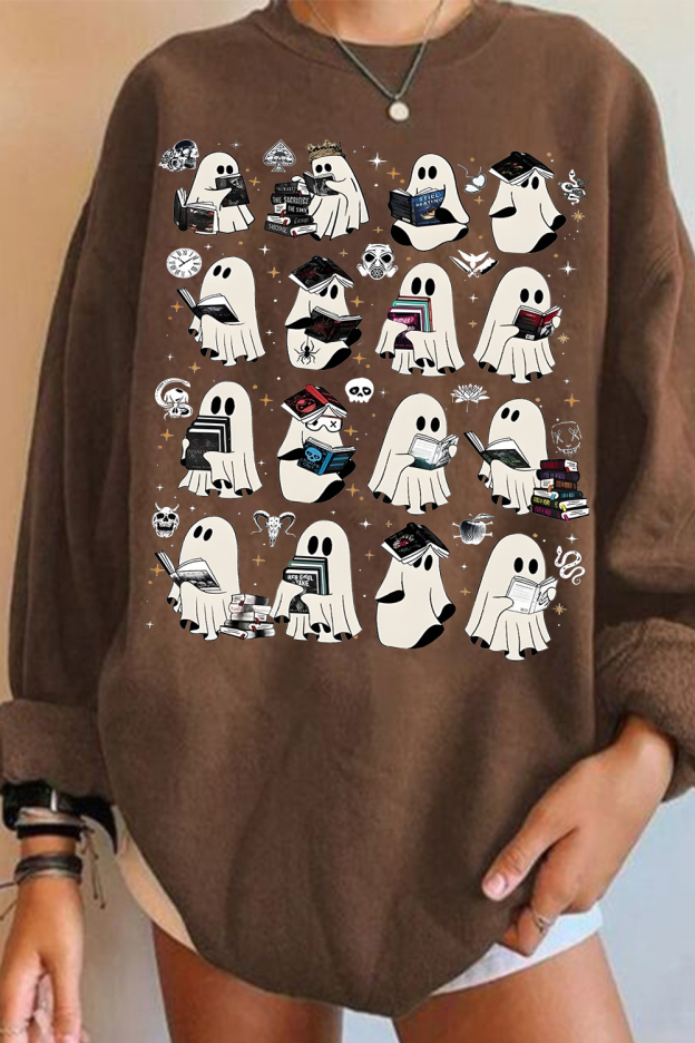 Ghost Reading Dark Romance Novels sweatshirts