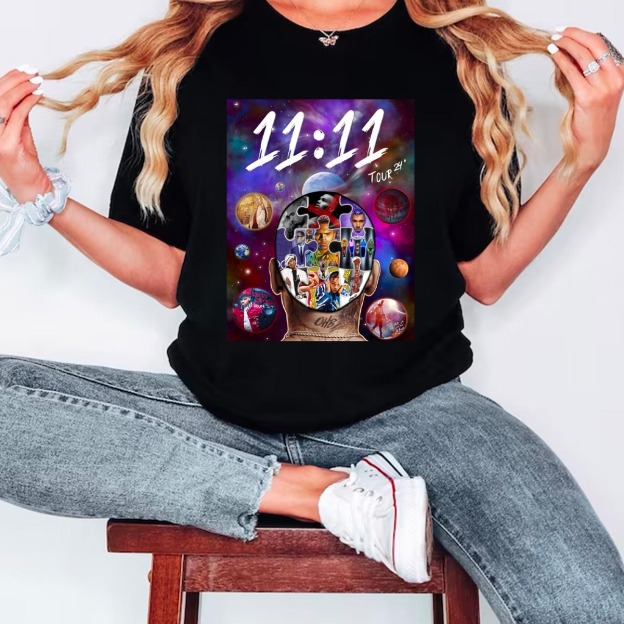 Chris Brown Albums Head Unisex T-shirt