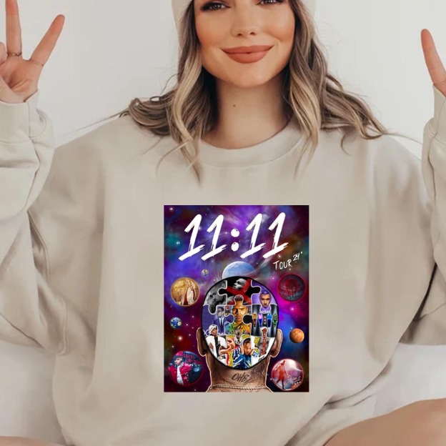 Chris Brown Albums Head Sweatshirt