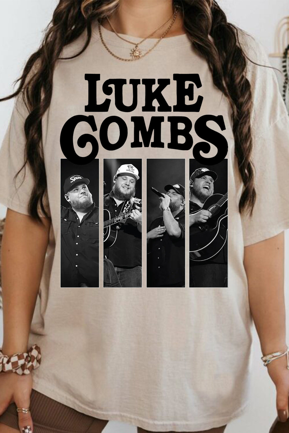Luke Combs Country Music Tee  For Women