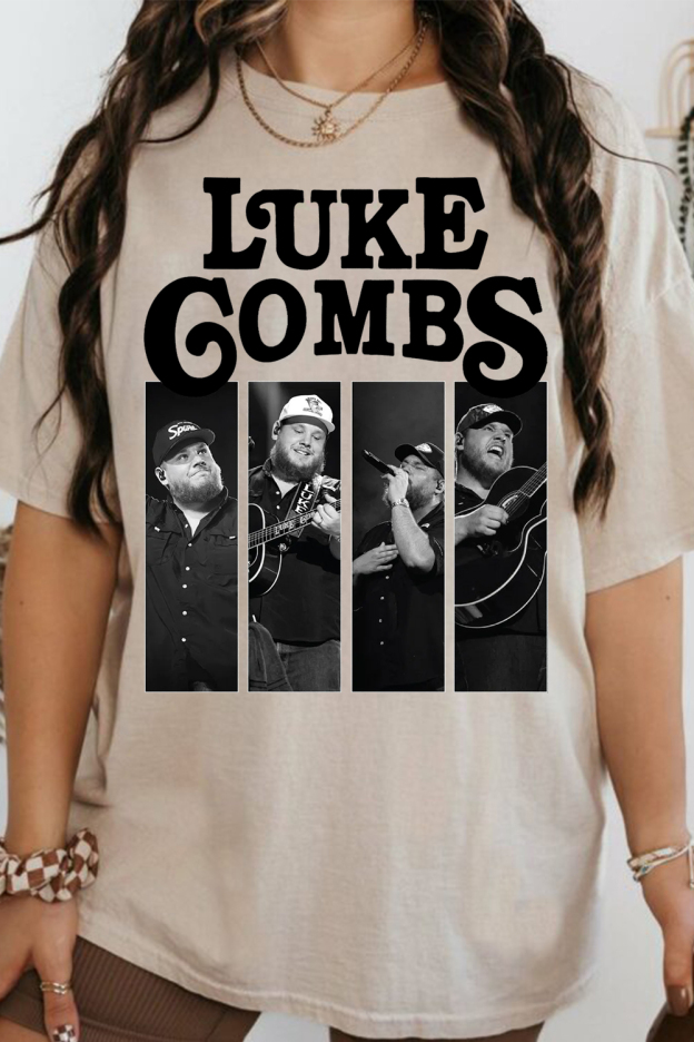 Luke Combs Country Music Tee  For Women