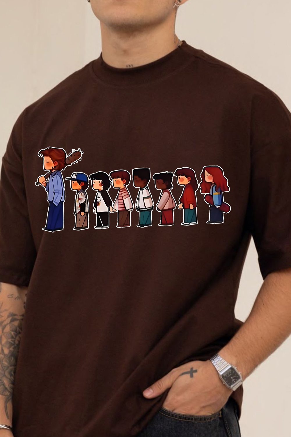 Stranger Things 5 Men Shirt