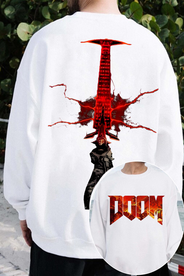 Doom Slayer Crucible Sword Sweatshirt