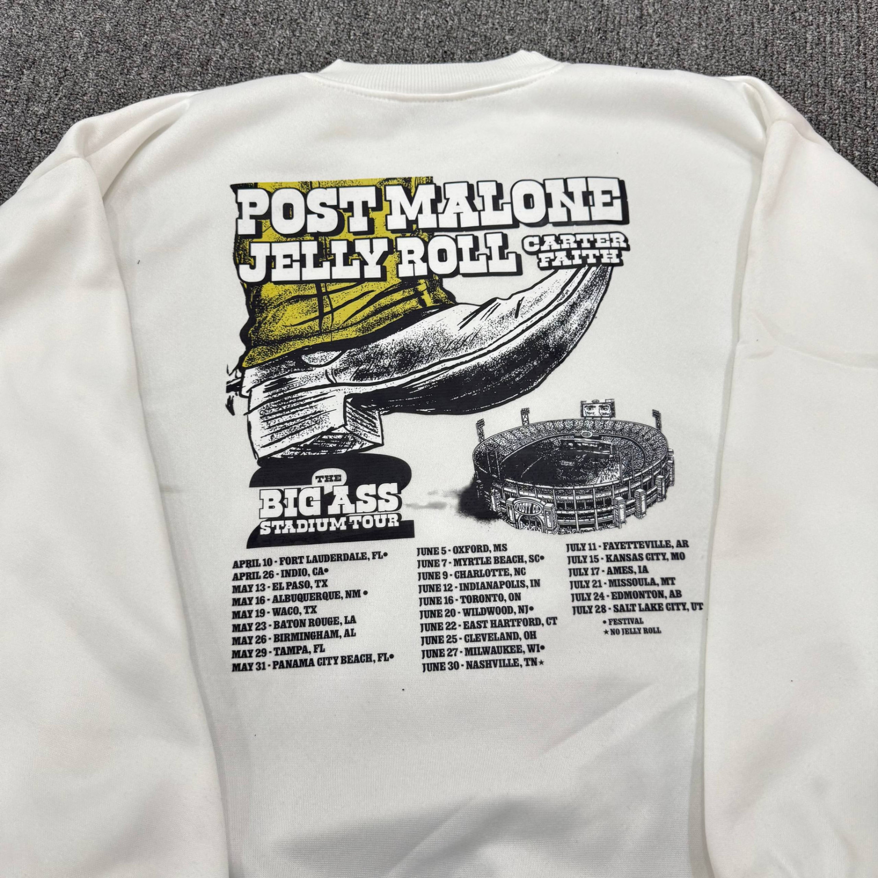 Post Malone Tampa Show 🎤 Unisex Sweatshirt