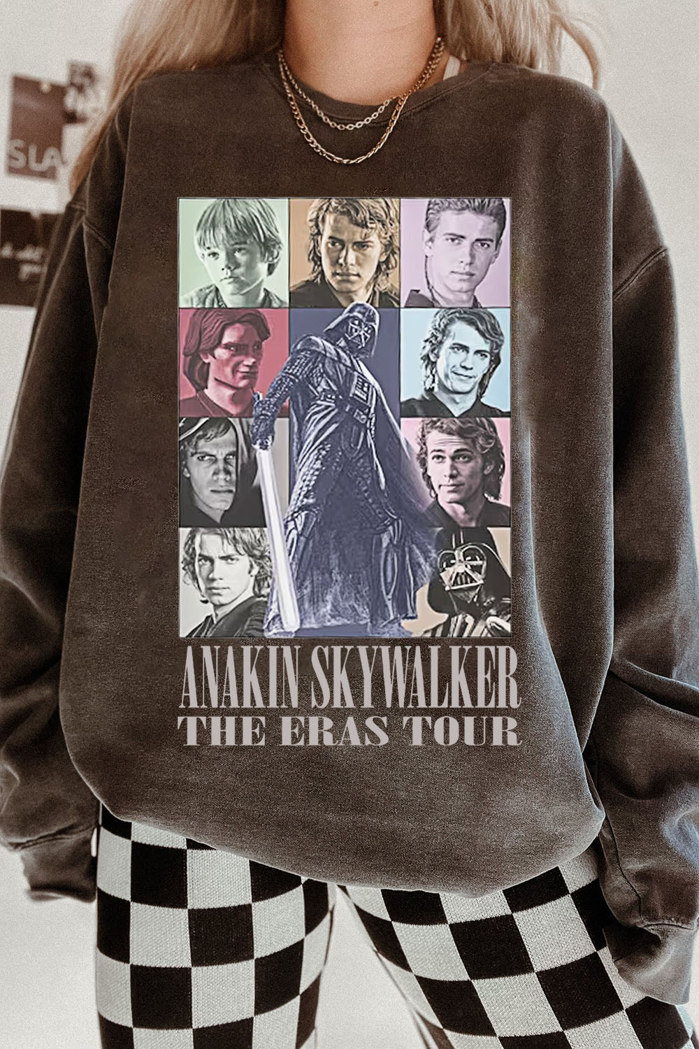 Anakin Skywalker Eras Tour Inspired Vintage Sweatshirt
