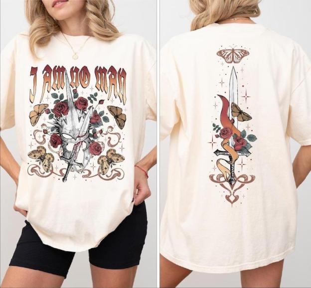 LOTR I Am No Man 2 Sides Shirt