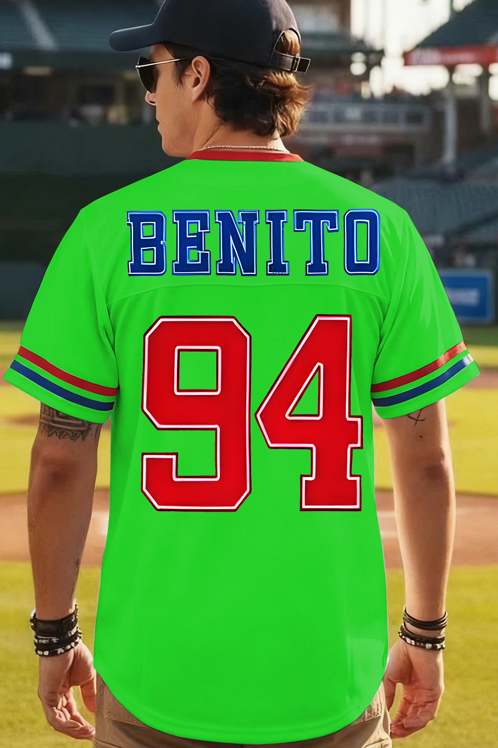 Bunny Ears Bad Bunny? Benito Football Jersey