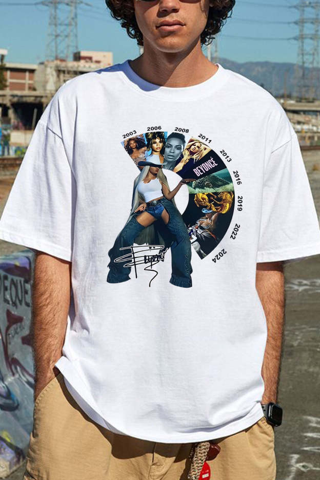 Beyoncé Carter Cowboy Tour Album Tee For Men