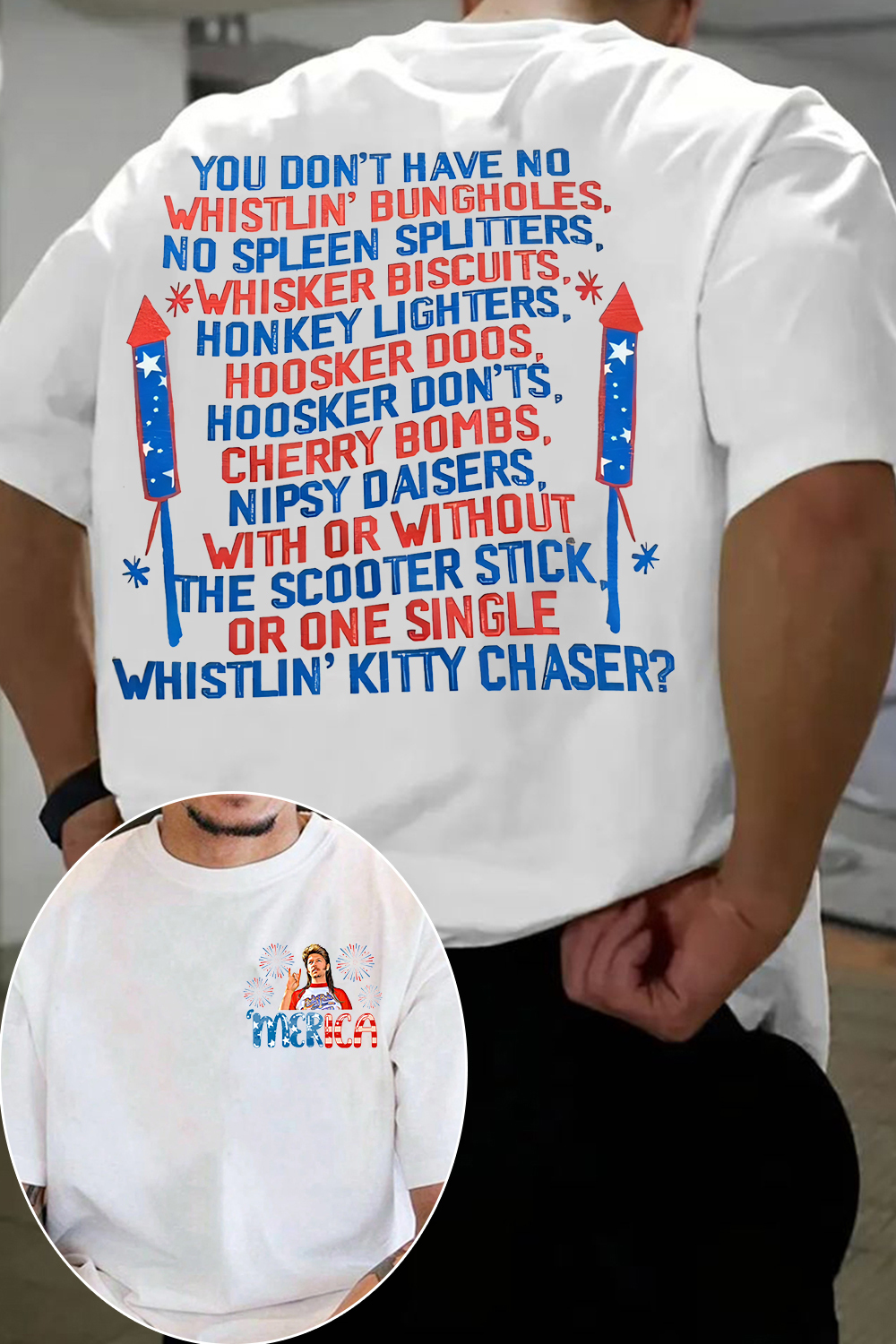 4th of July 2-Sided T-Shirt