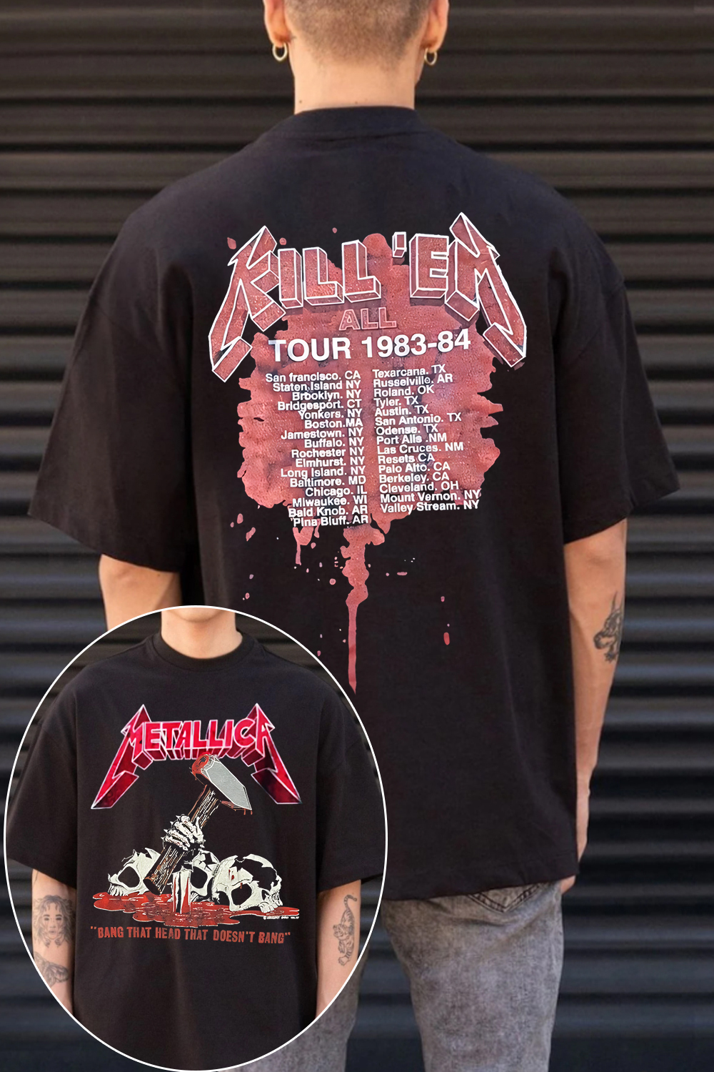 Metallica Kill Em All Heavy Metal Shirt
