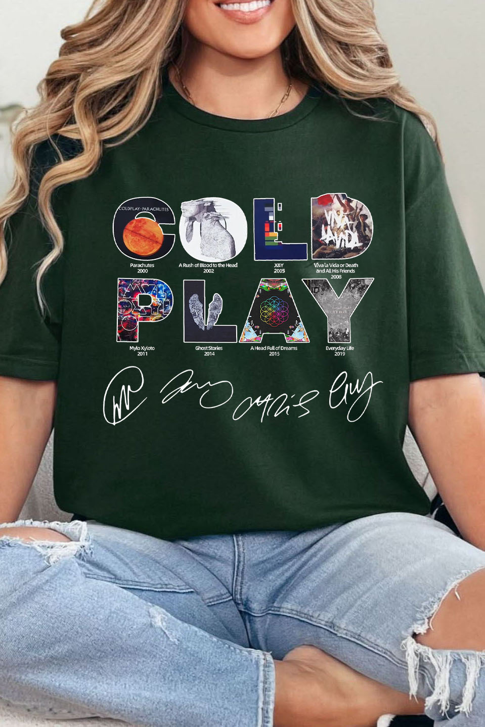 Coldplay shirt for Women