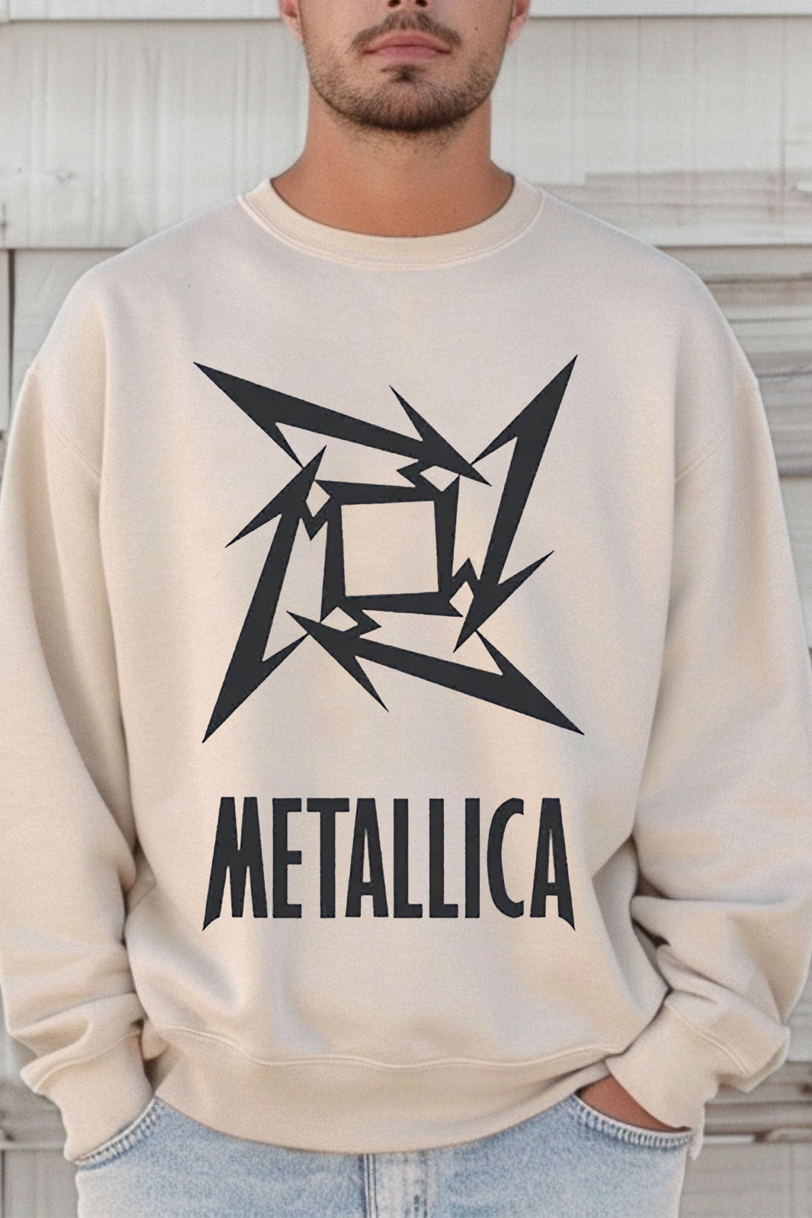 Metallica logo men sweatshirt