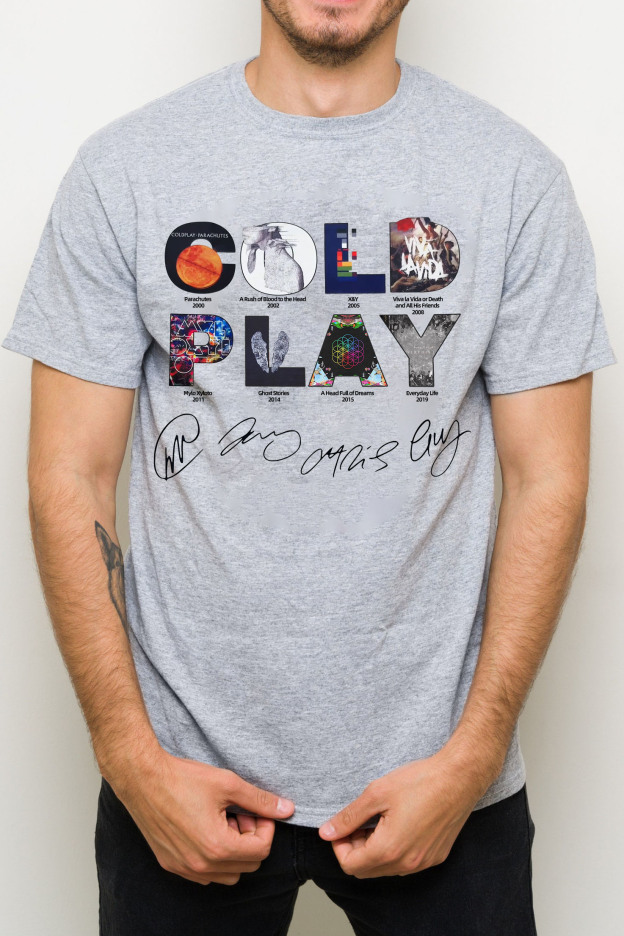 Coldplay shirt for men