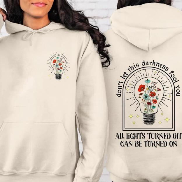 2 Sided All Lights Turned Off Can Be On Noah Kahan Call Your Mom Hoodies For Women