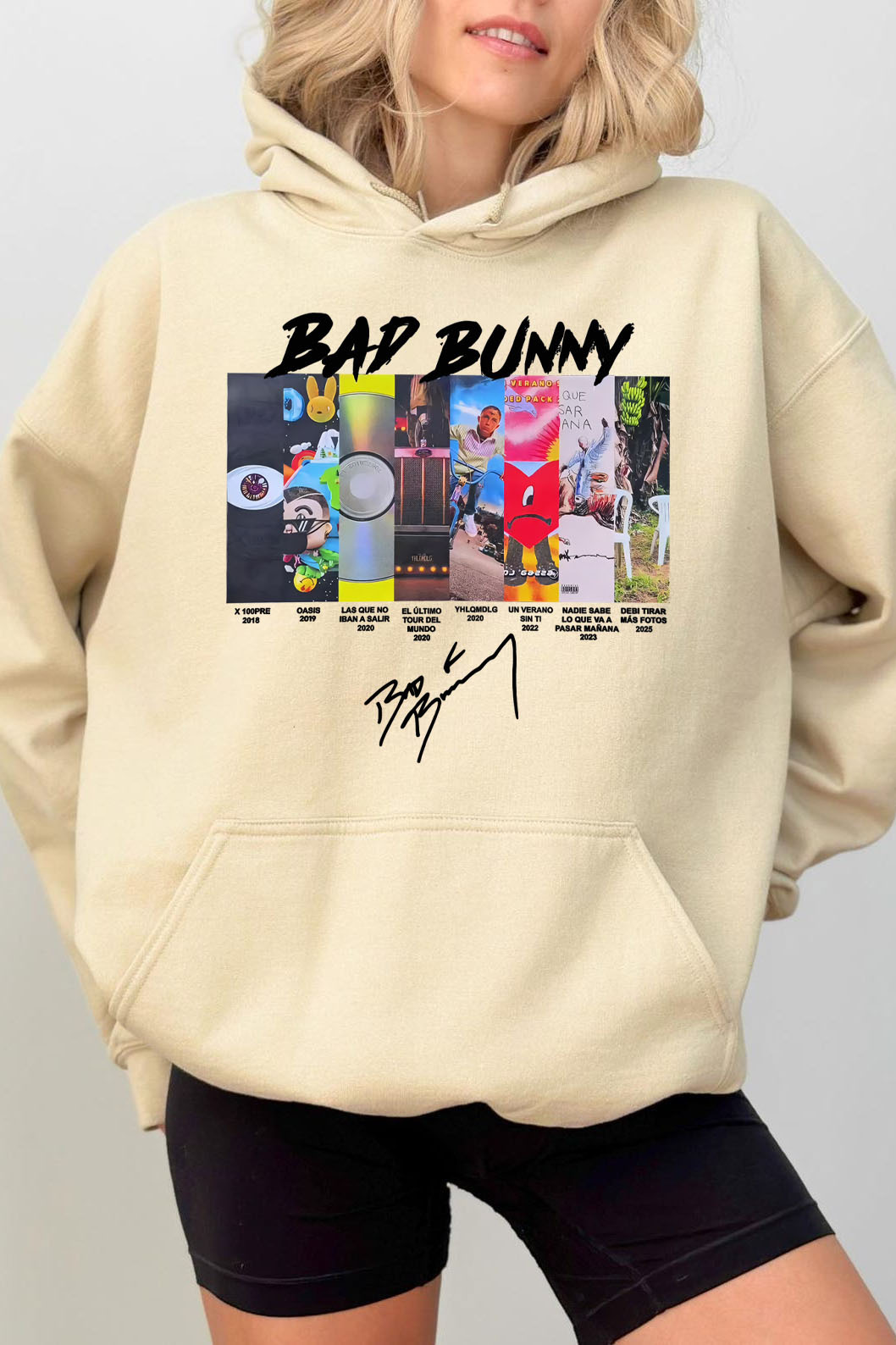 badbunny women hoodie