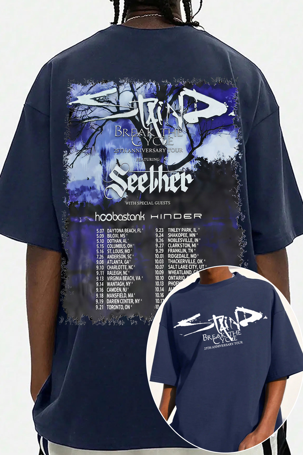 Staind Band Aaron Lewis Tee