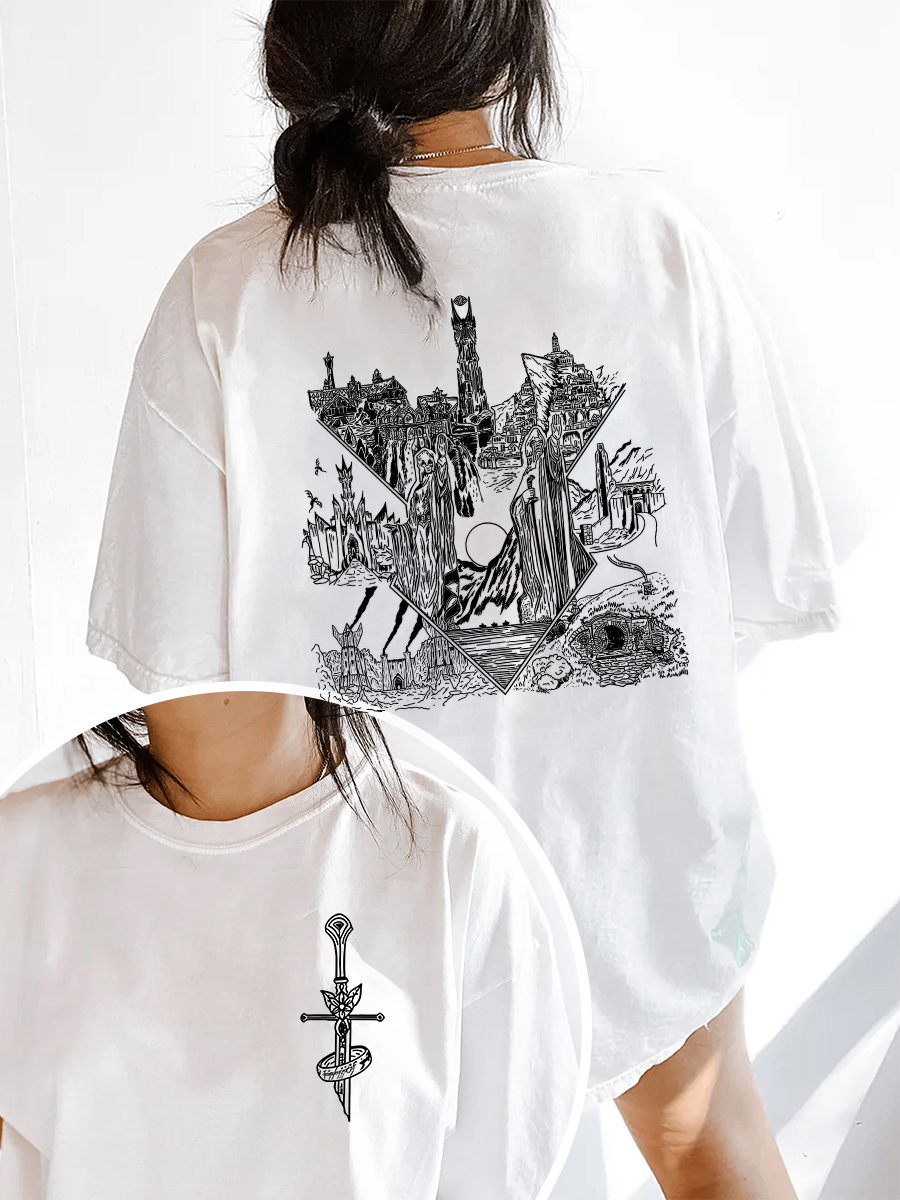 LOTR Middle Earth Inspired Tee For Women