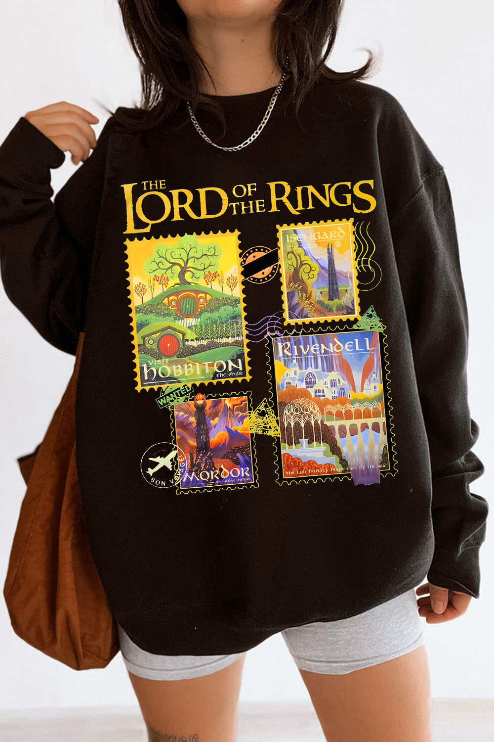 LOTR Stamps Sweatshirt For Women