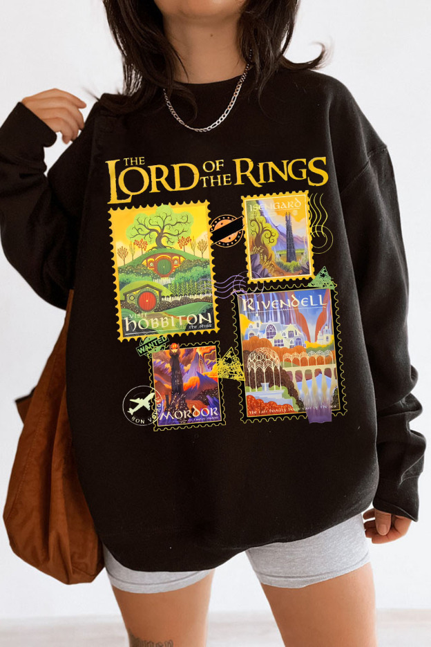LOTR Stamps Sweatshirt For Women