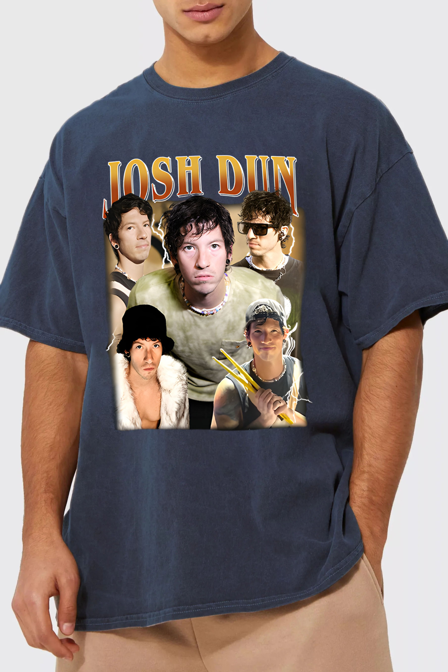 Limited Josh Dun Vintage Shirt-MEN