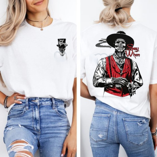 Doc Holliday "Say When" Zombie T-Shirt
