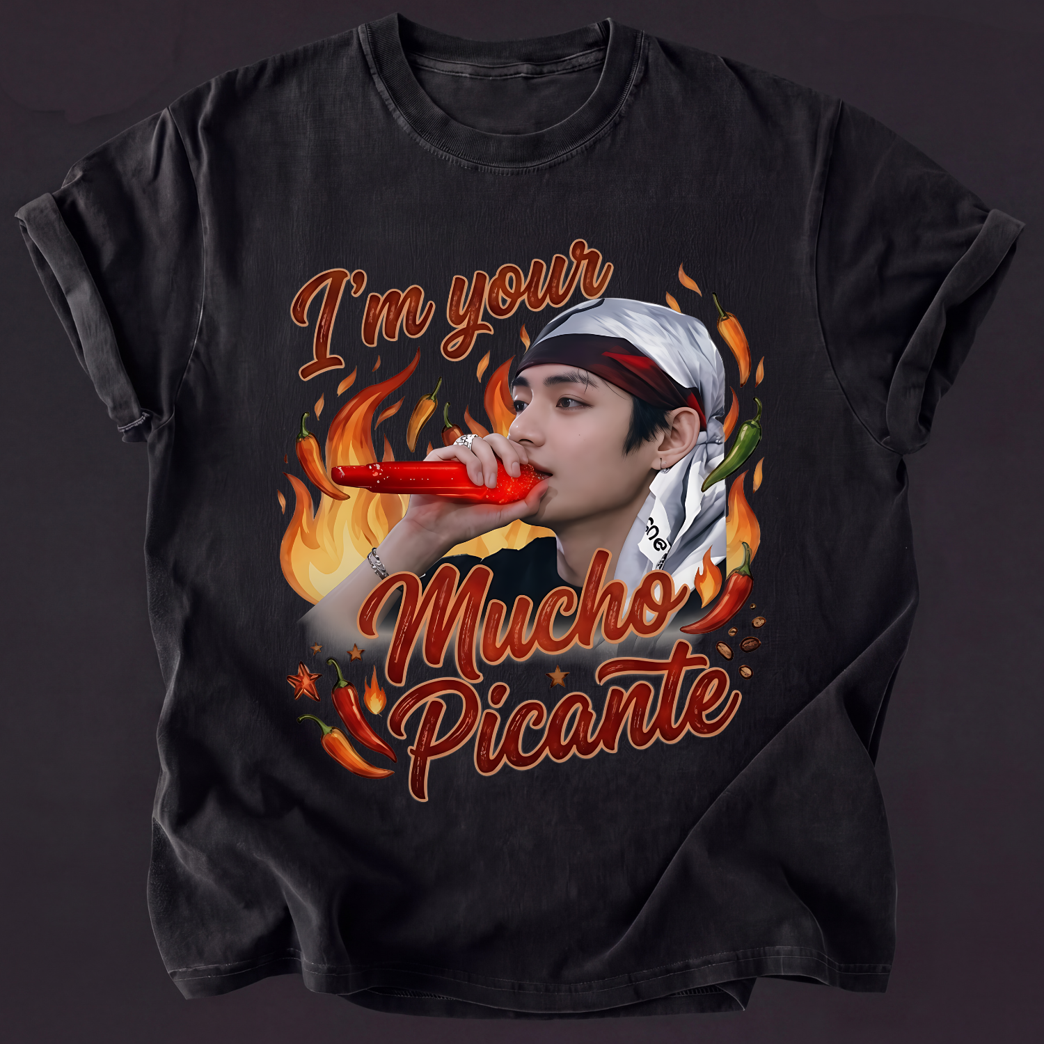 V BTS “I’m Your Mucho Picante” Funny Shirt, Kpop BTS Shirt For Fans