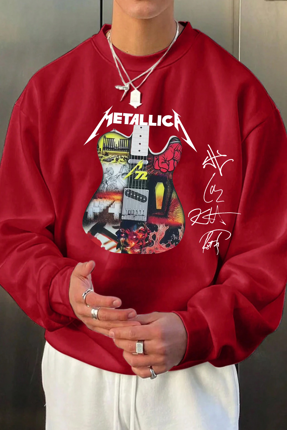 metallica 2025 men sweatshirt