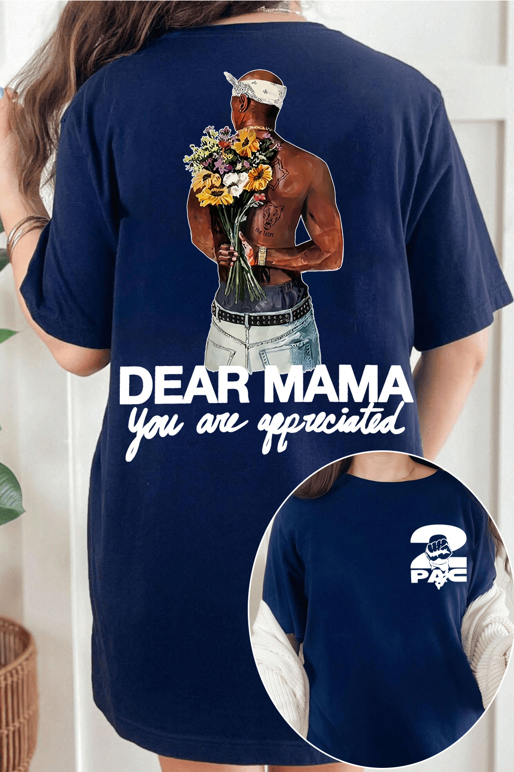 2pac Two-Sided Women Tee