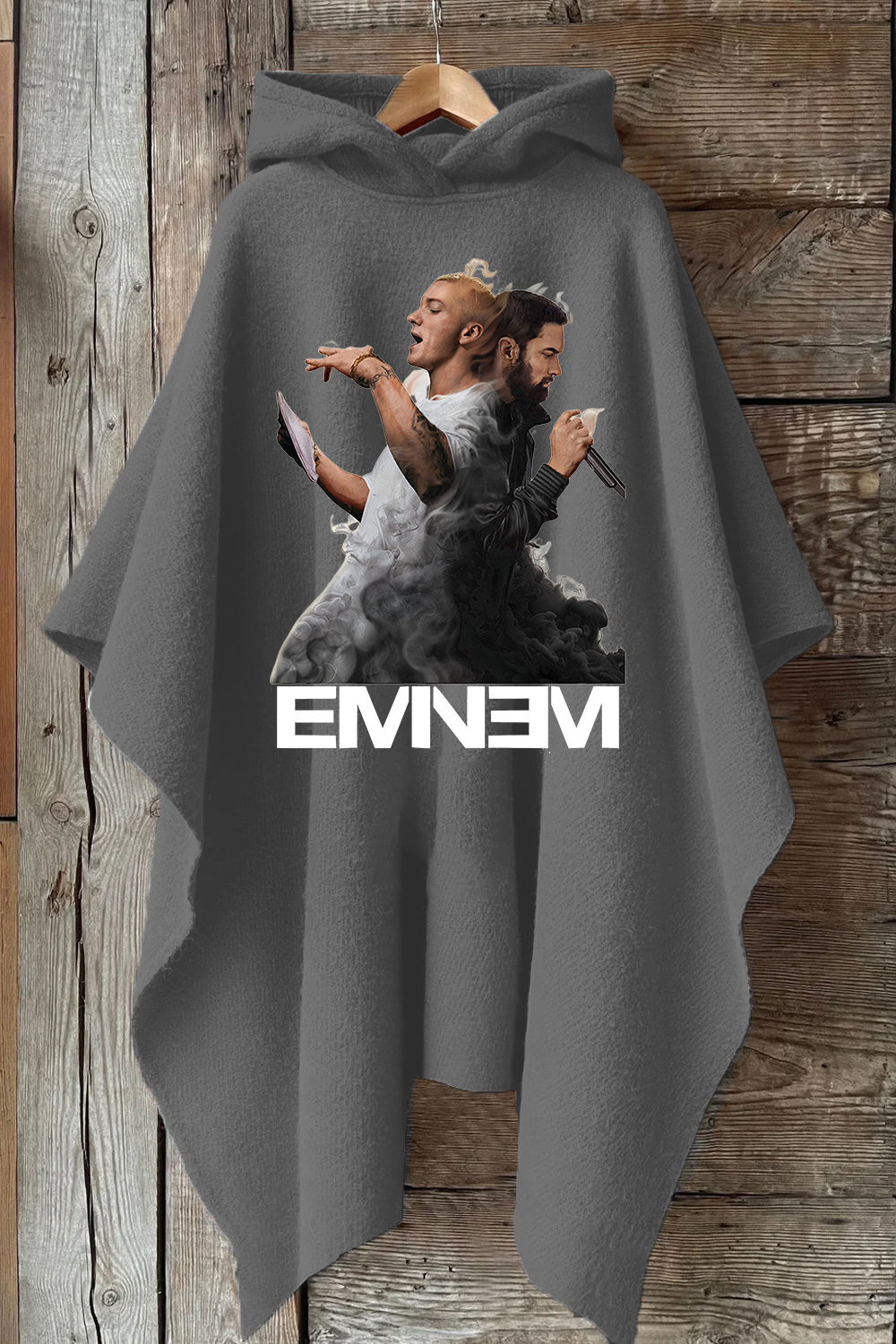 Eminem Hooded Warm Shawl Cape