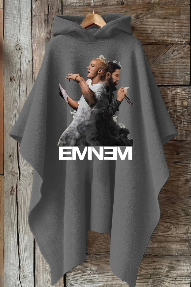 Eminem Hooded Warm Shawl Cape