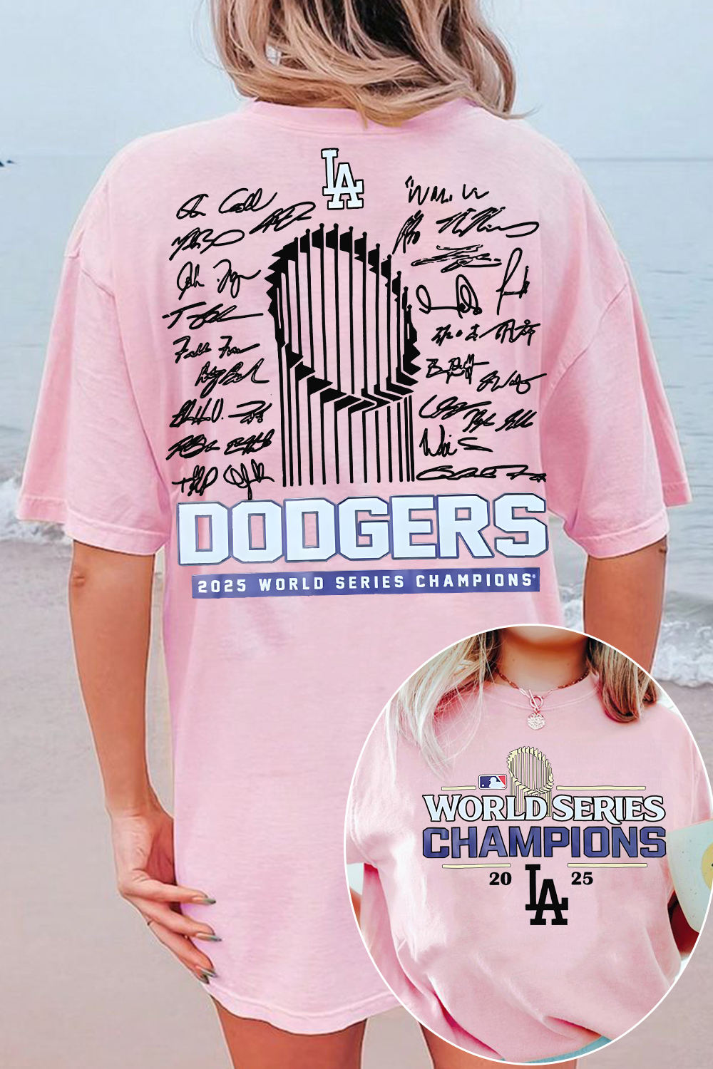 Dodgers 2025 World Series Champions Women Shirt