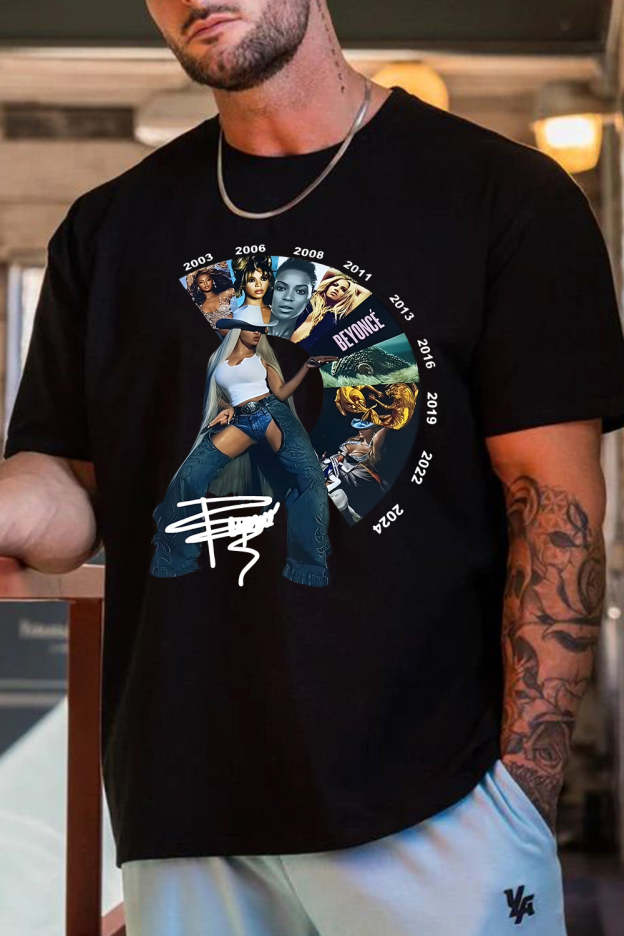 Beyoncé Carter Cowboy Tour Album Tee For Men