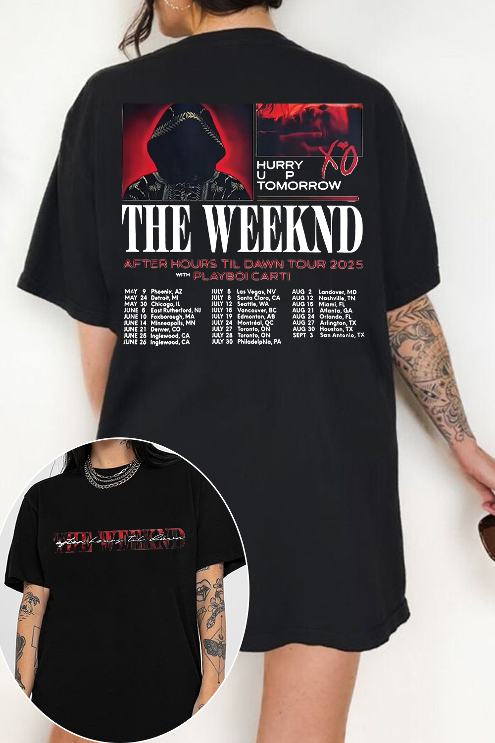 2025 theweeknd   T-SHIRT